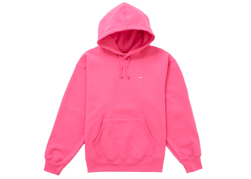Supreme Small Box Hooded Sweatshirt Magenta Roze