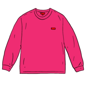 Supreme Small Box /S Tee Fuchsia Paars