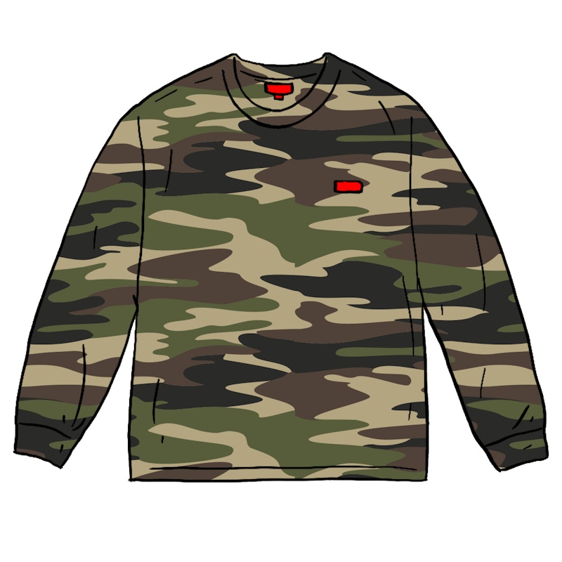 Supreme Small Box /S Tee Tigerstripe Camo