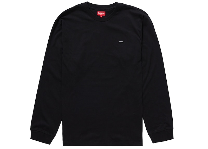 Supreme Small Box L/ Tee Zwart