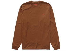 Supreme Small Box L/S Tee Bruin