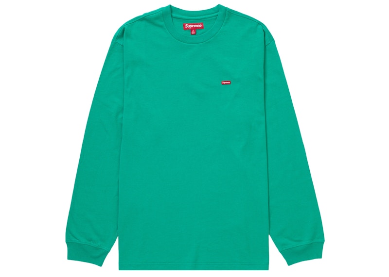 Supreme Small Box L/S Tee Groen
