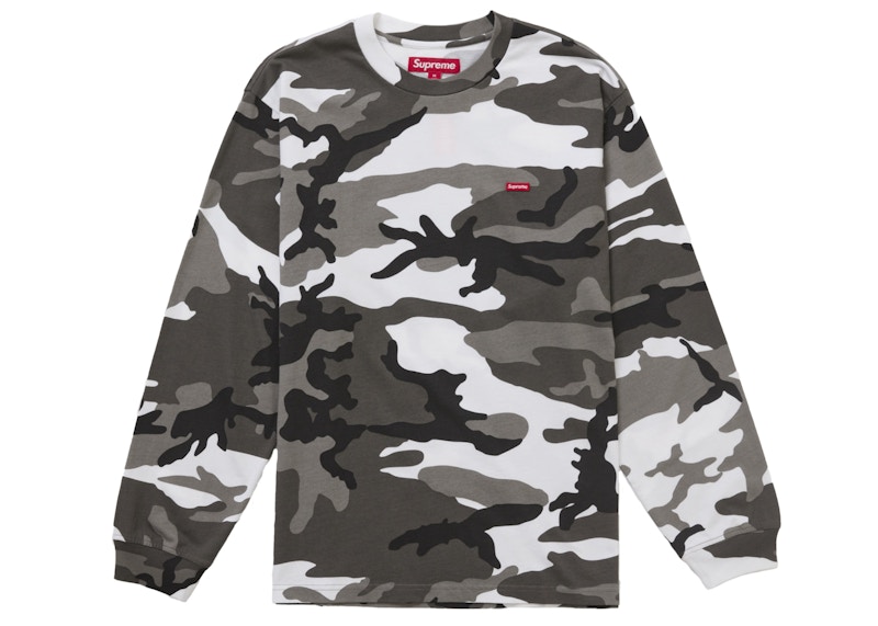 Supreme Small Box L/ Tee Snow Camo