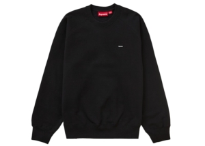 Supreme Small Box Raglan Crewneck Zwart