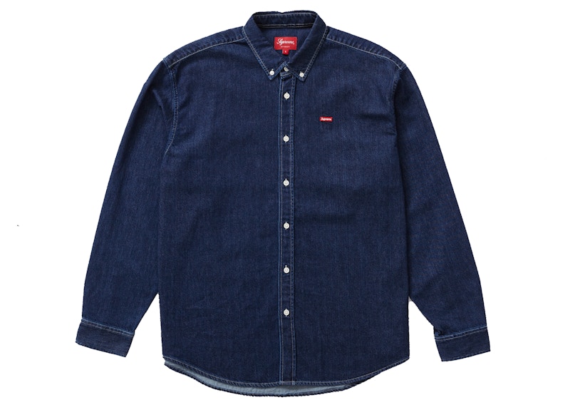 Supreme Small Box Shirt Blauw