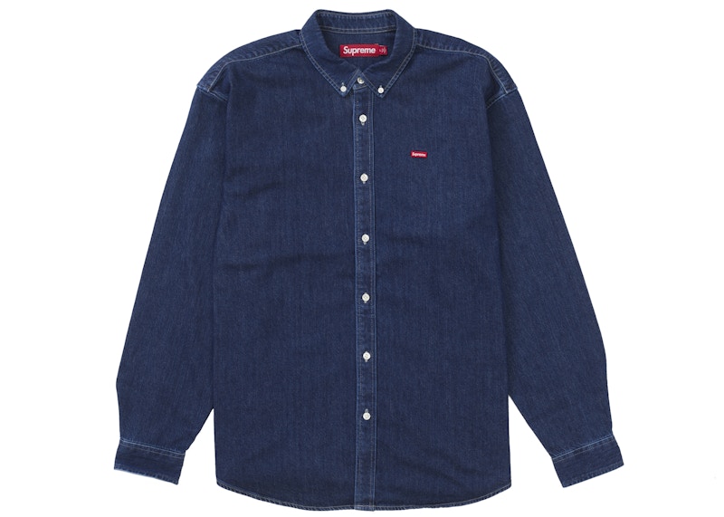 Supreme Small Box Shirt Rinsed Denim