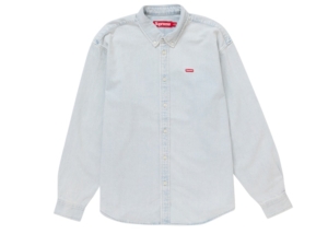 Supreme Small Box Shirt Washed Denim