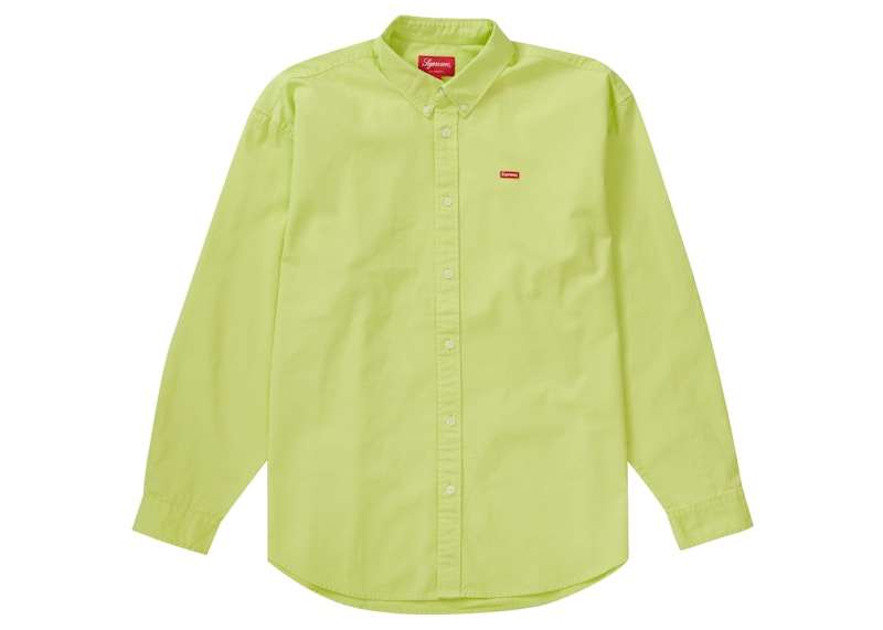 Supreme Small Box Shirt Bright Groen