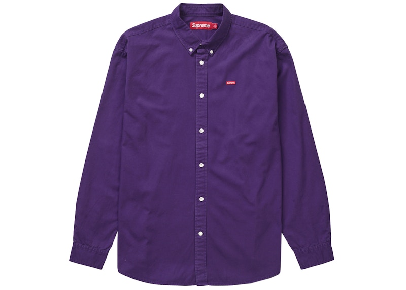 Supreme Small Box Shirt Paars