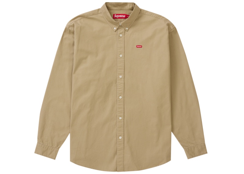 Supreme Small Box Shirt Tan