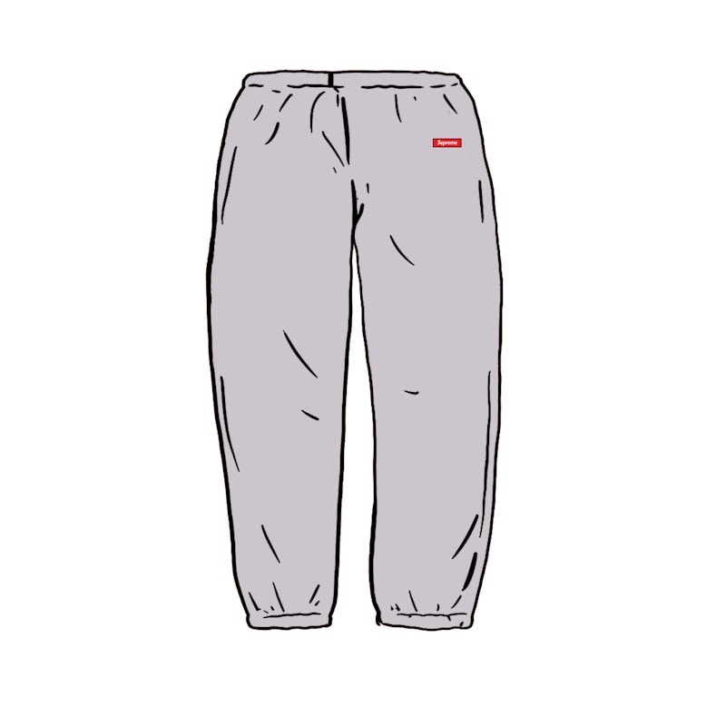 Supreme Small Box Sweatpant Grijs