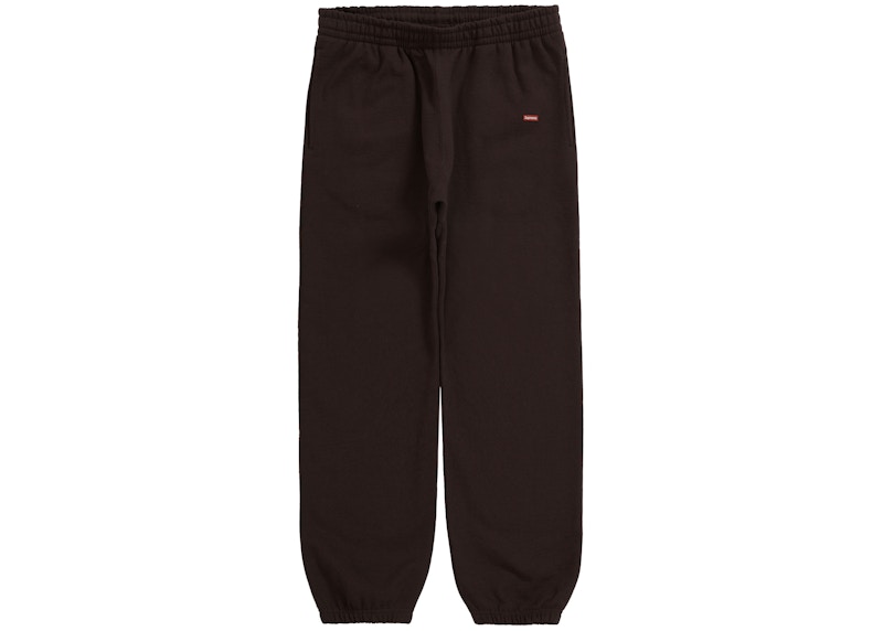 Supreme Small Box Sweatpant Dark Bruin