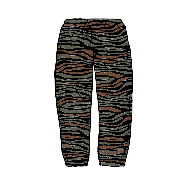 Supreme Small Box Sweatpant Tigerstripe Camo