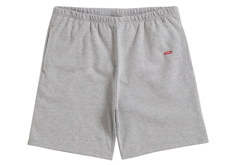 Supreme Small Box Sweatshort Heather Grijs