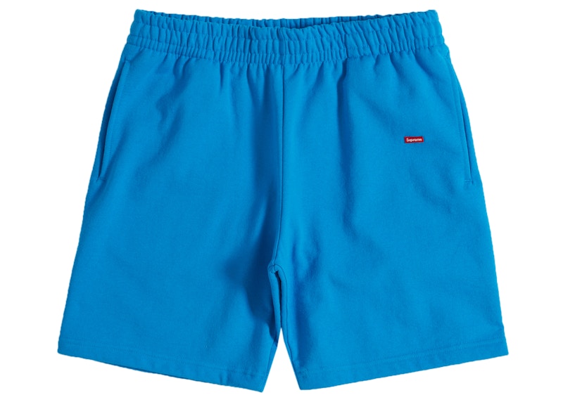 Supreme Small Box Sweatshort Bright Blauw