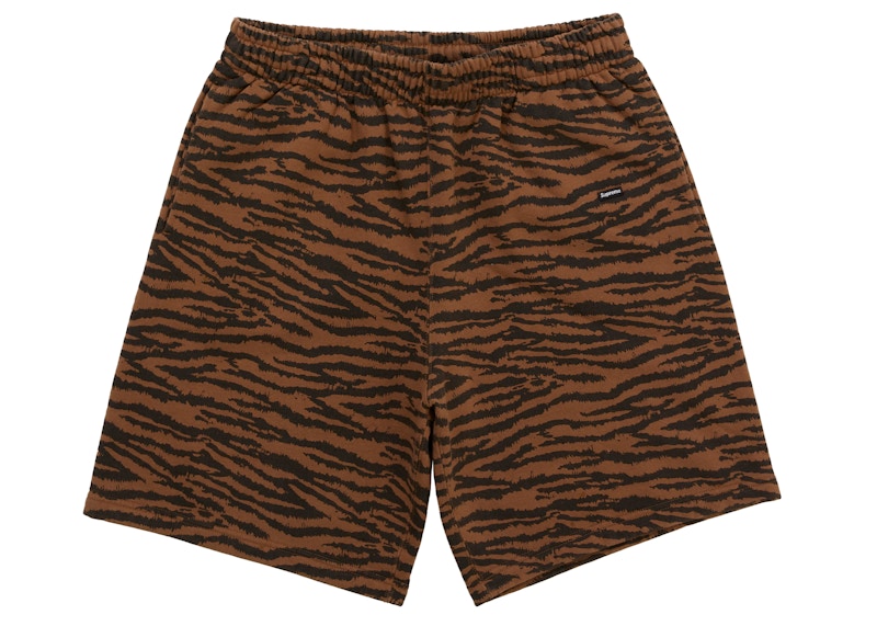 Supreme Small Box Sweatshort Tiger Print