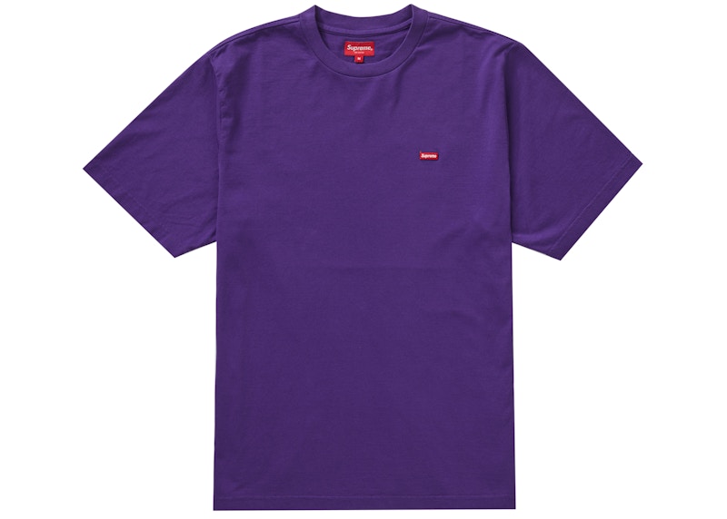 Supreme Small Box Tee Paars