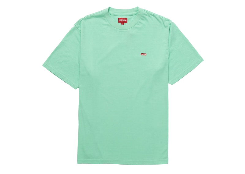 Supreme Small Box Tee Lime Groen