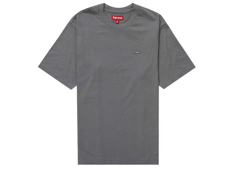 Supreme Small Box Tee Dark Grijs