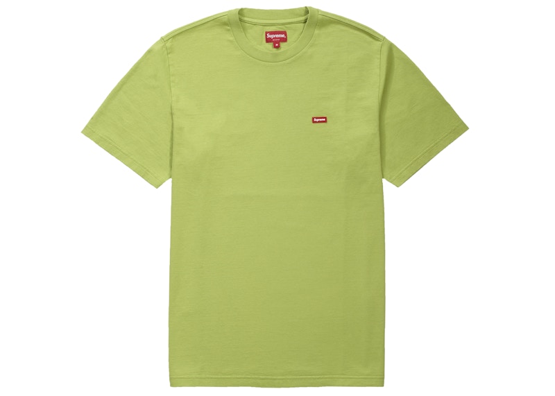Supreme Small Box Tee Lime Groen