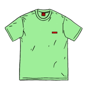 Supreme Small Box Tee Bright Groen