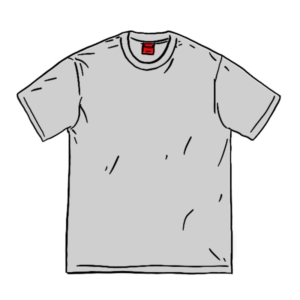 Supreme Small Box Tee Heather Grijs