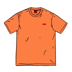 Supreme Small Box Tee Oranje