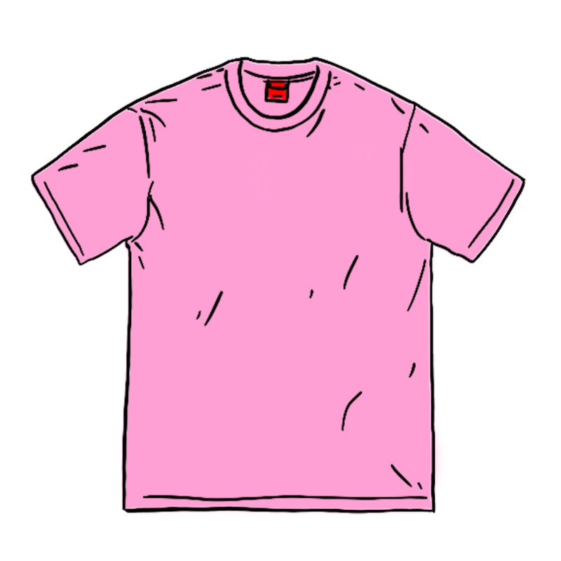 Supreme Small Box Tee Roze