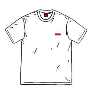 Supreme Small Box Tee Wit