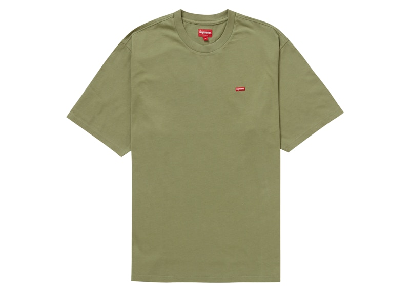 Supreme Small Box Tee Light Olijf