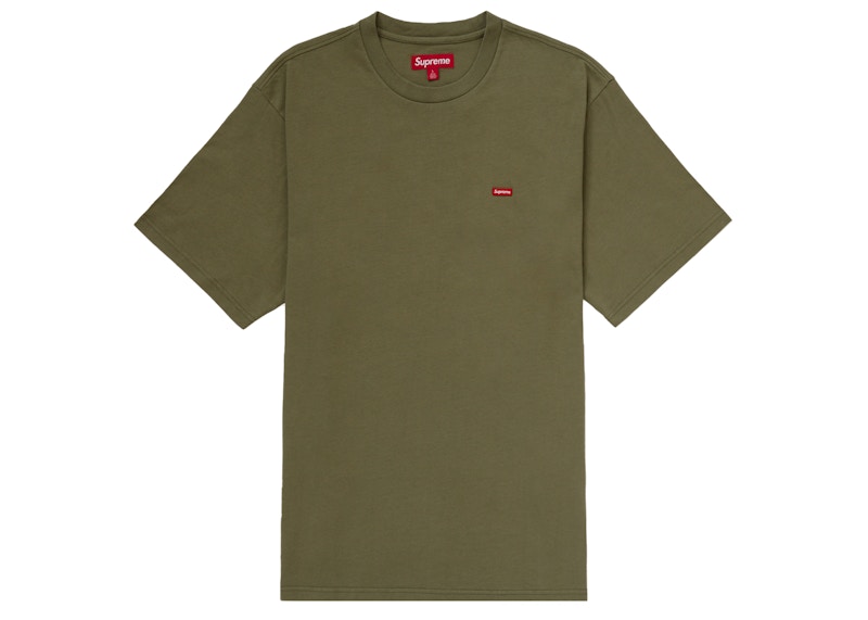 Supreme Small Box Tee Dusty Olijf