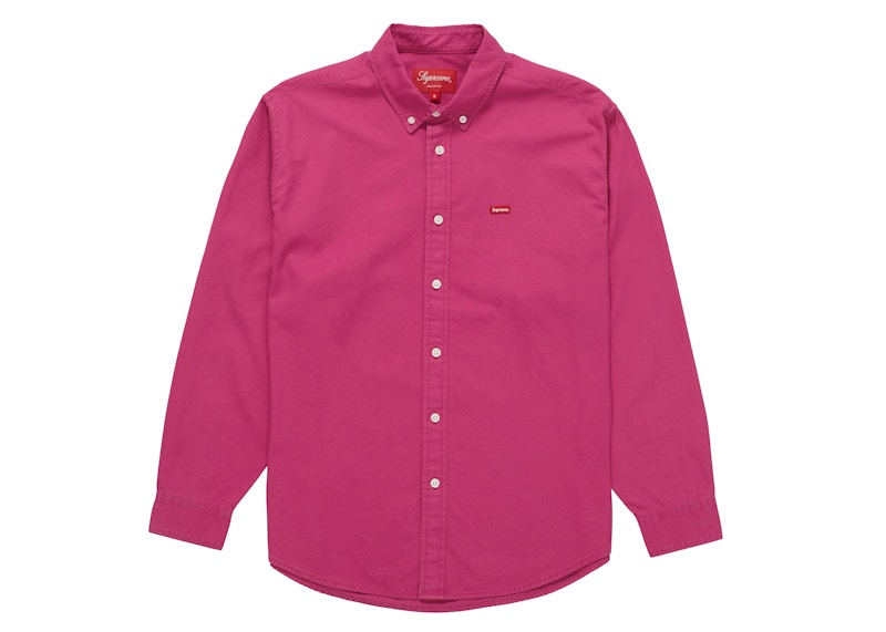 Supreme Small Box Twill Shirt Roze