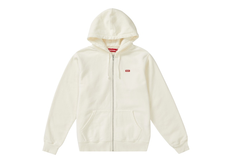 Supreme Small Box Zip Up Sweatshirt Wit