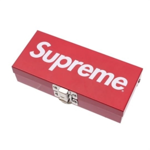 Supreme Small Metal Storage Box Rood