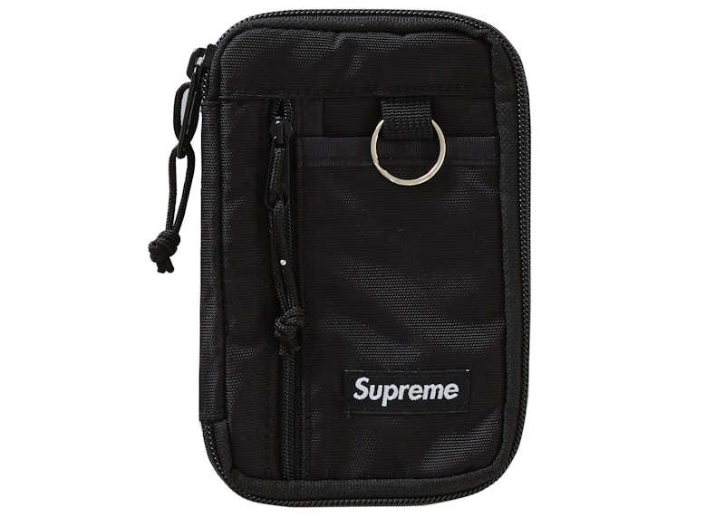 Supreme Small Zip Pouch Zwart