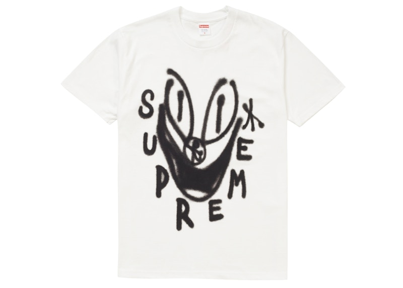 Supreme Smile Tee Wit