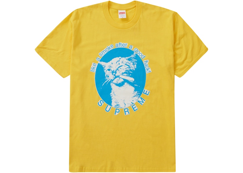 Supreme Smoke Tee Geel