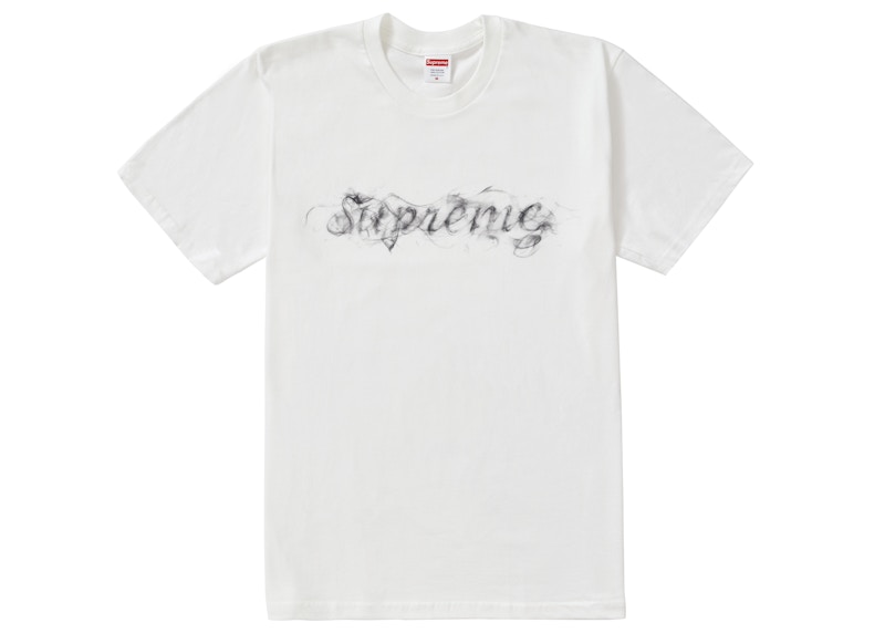 Supreme Smoke Tee Wit