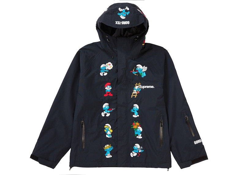 Supreme Smurfs GORE-TEX Shell Jacket Zwart