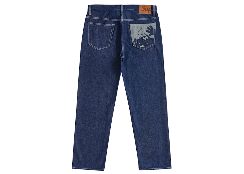 Supreme Smurfs Regular Jean Blauw