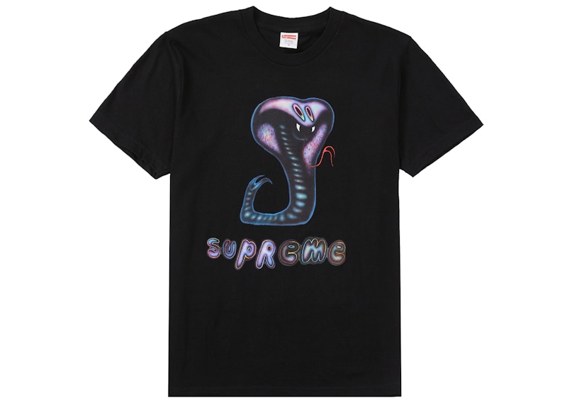 Supreme Snake Tee Zwart