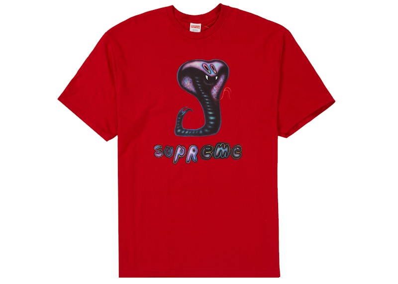 Supreme Snake Tee Rood