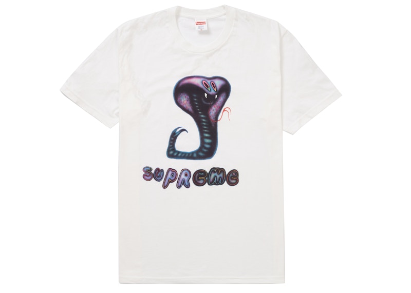 Supreme Snake Tee Wit