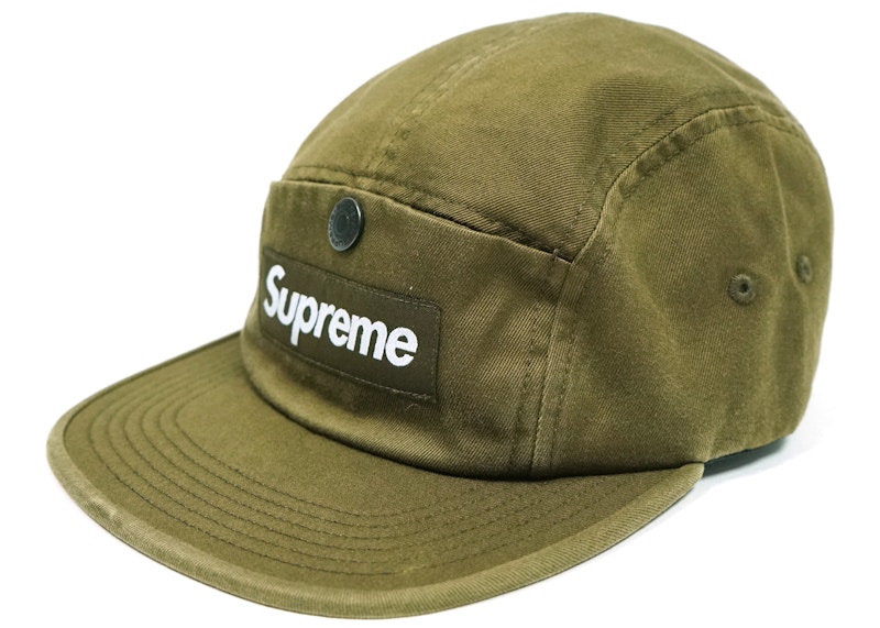 Supreme Snap Button Pocket Camp Cap Moss