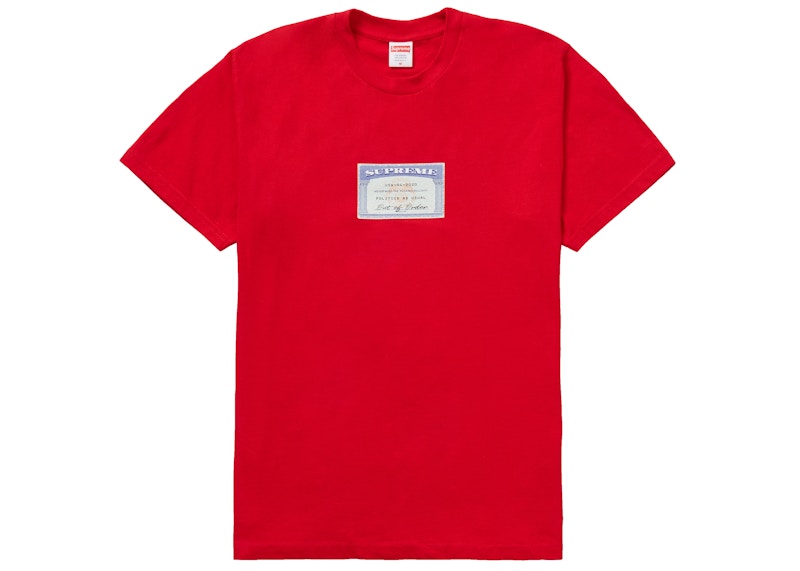 Supreme Social Tee Rood