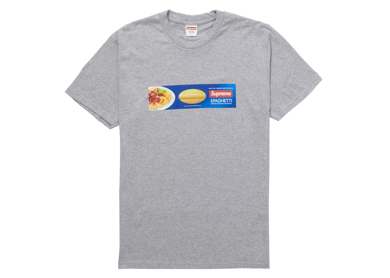 Supreme Spaghetti Tee Heather Grijs