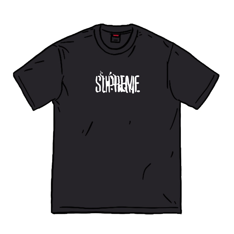 Supreme Splatter Top Zwart