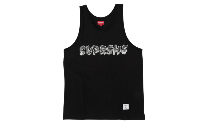 Supreme Splatter Tank Top Zwart