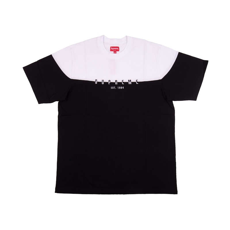 Supreme Split Logo S/S Top Zwart