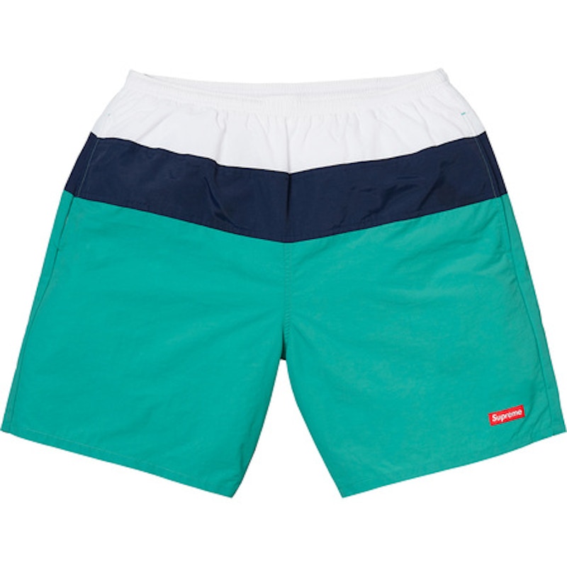 Supreme Split Logo Water Short Turquoise